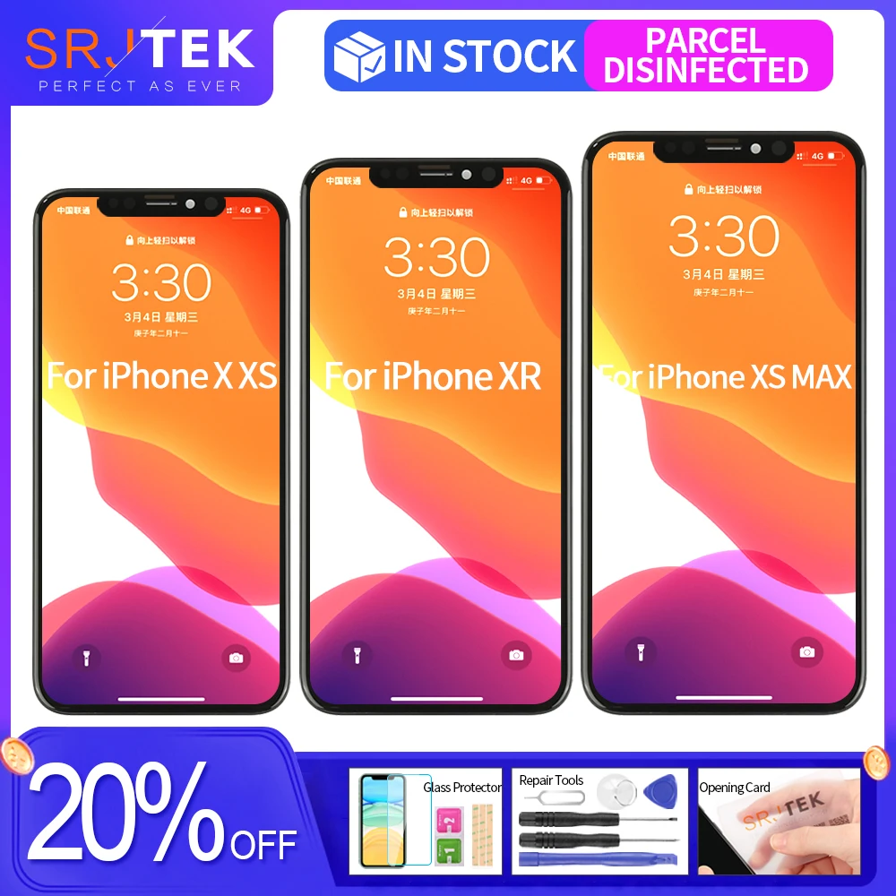 ЖК-дисплей для iPhone X сенсорный экран с дигитайзером в сборе XS Max XR | Мобильные