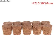  10pcs High Quality Wood Wine Glass Bottle Stopper Kettle Pudding Container Cork Cap Burette Buret Tube Lid 