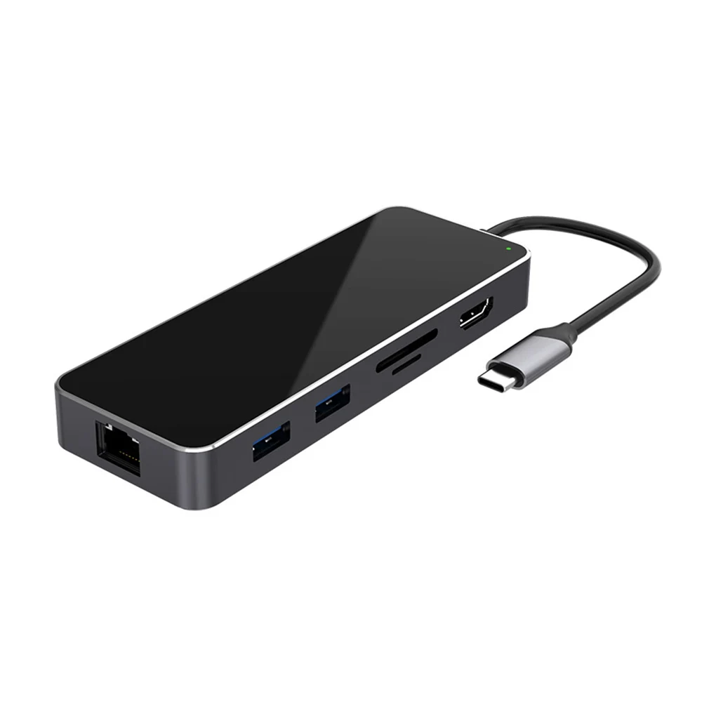 Адаптер 11 в 1 USB C концентратор type-C адаптер для ноутбука USB 3,0 HD док-станция алюминиевый корпус usb-хаб