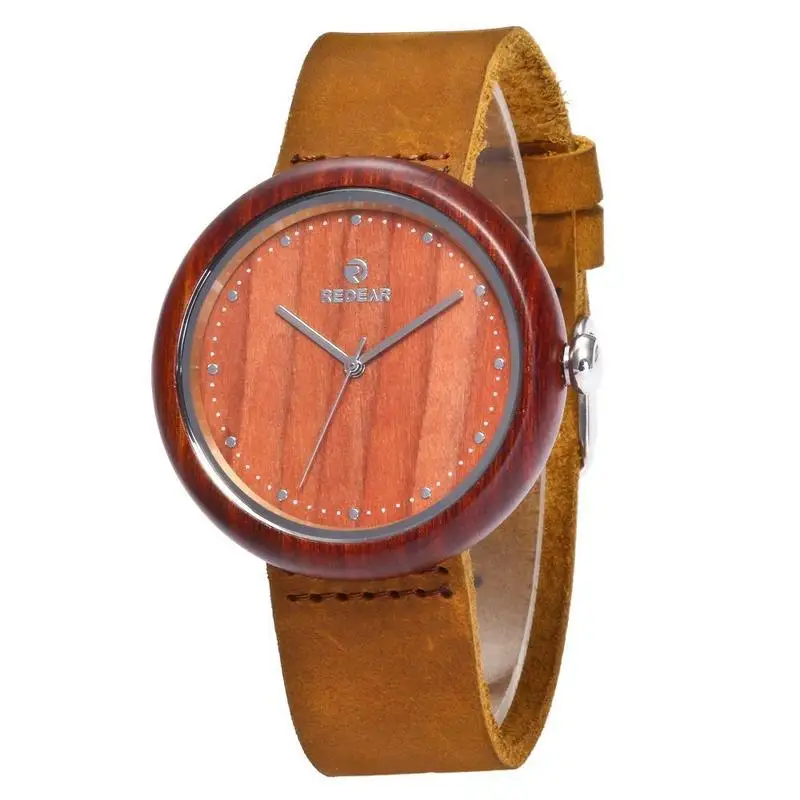 

2017 new style wooden watch authentic leather watch amazon wish a substituting wood