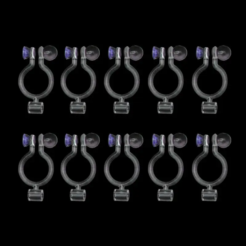 10Pcs Invisible Clip-on Earring Converters for Non Pierced Ears Jewelry Findings T4MD - Окраска металла: PL