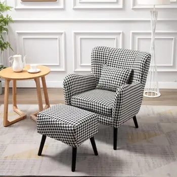 

Nordic Open And Wash Single Sofa Chair Leisure Chair Simple Net Red Cloth Tiger Chair Bedroom Homestay Lazy Sofa