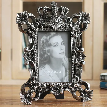 

European-style retro photo frame elegant make old home set picture frame exquisite classical imitation old frame home decoration