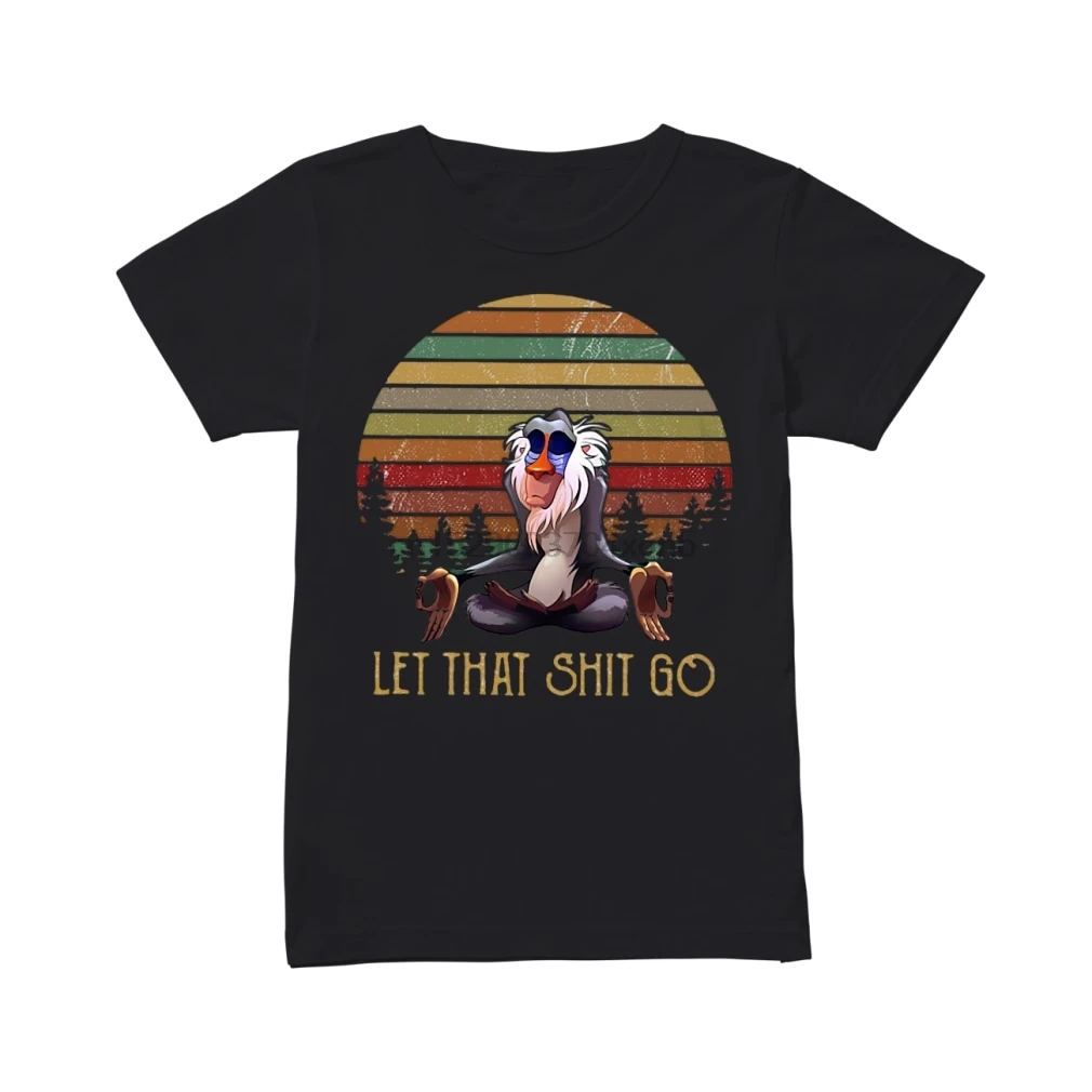 Brand Rafiki Yoga Let That Thit Go Sunset Shirt Summer MenShort Sleeve T-Shirt | Мужская одежда