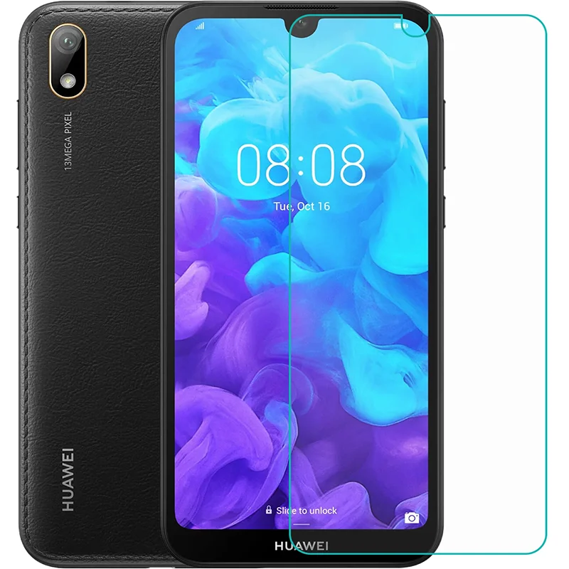 Закаленное стекло для защиты экрана от царапин Huawei Y5 2019 защитная пленка с защитой
