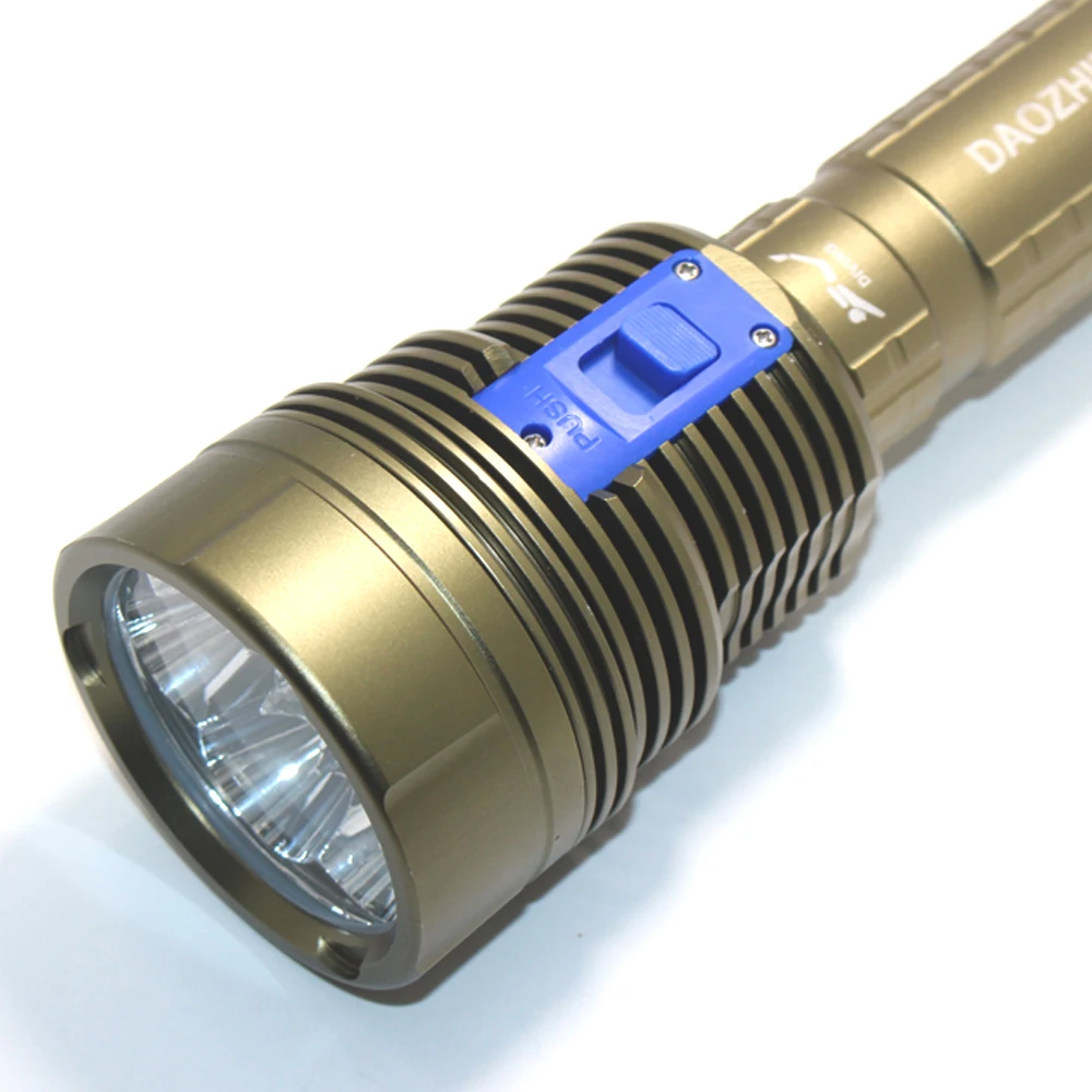 Подводный фонарик для дайвинга L2 200 лм водонепроницаемый светодиодный лампа 26650 м