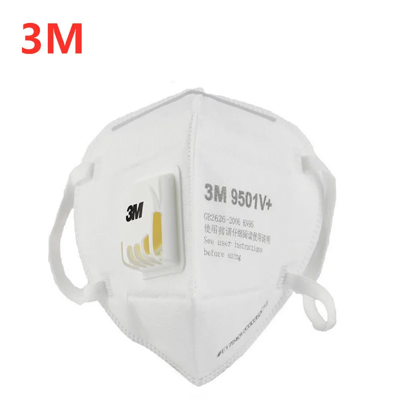 

3M mask 9501V+ anti fog dust disposable mask with respiratory valve protective labor protection Dust mask