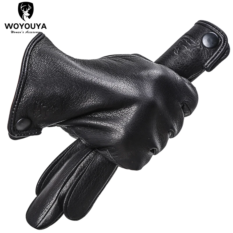 

Fashion winter black touch gloves,sheepskin men's gloves,Keep warm gloves male winter,Brand men's leather gloves-8011