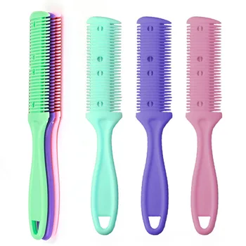 

1PCS Professional Double Sided Hair Thinning Razor Comb Professional Salon Hairdressing Trimmer Hair Styling Hairdressing Tools