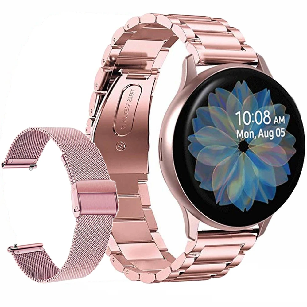 Ремешок 20 мм 22 для Samsung Gear S3 s2 sport Classic galaxy active браслет huami amazfit gtr bip huawei watch gt 2 42 46 |