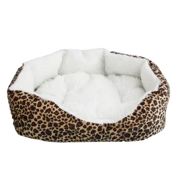

Pet Dog Bed with Cushion Cotton Material Soft Comfortable Warm and Durable Pet Cat and Kennel Rest Play Supplies