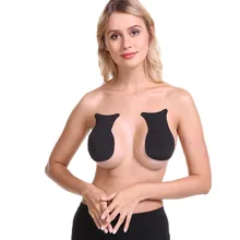 Невидимый бюстгальтер пуш-ап, Женский липкий бюстгальтер без бретелек, бюстгальтер с открытой спиной, самоклеющийся бюстгальтер, невидимый бюстгальтер пуш-ап, многоразовый лифтинг, бюстгальтер с лентой