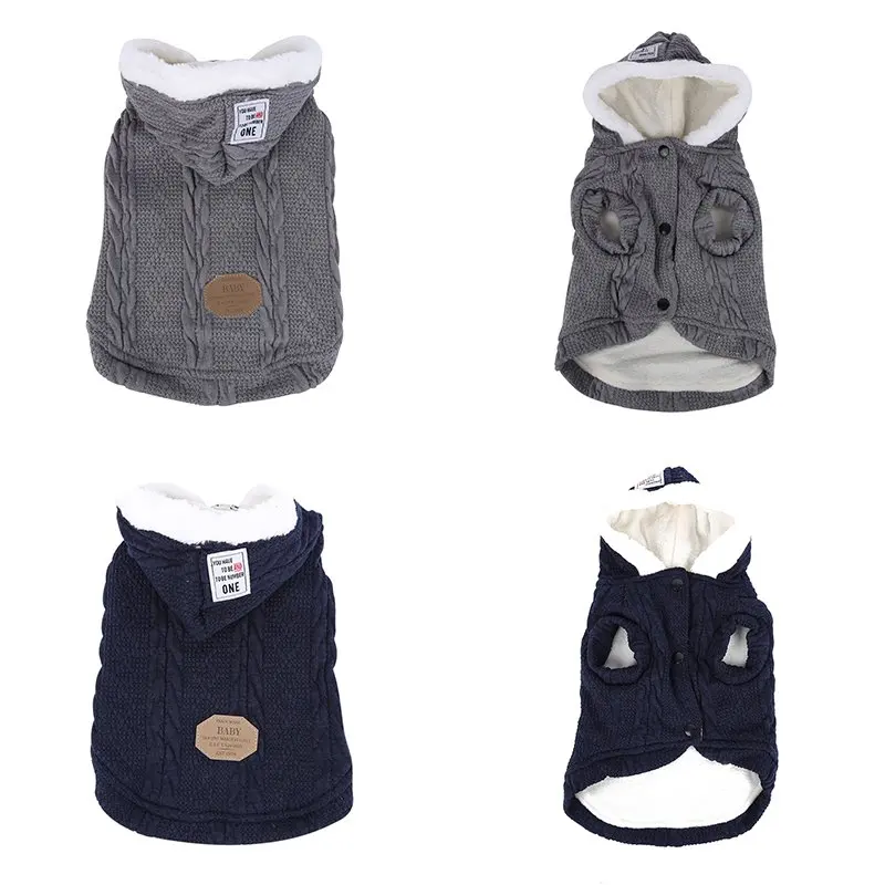 Comfortable Woolen Two-legged Cotton Dog Coat Fashion Large Size Winter Warm