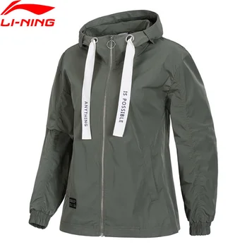 

(Break Code)Li-Ning Women The Trend Sports Windbreakers Loose Fit Full Zip li ning LiNing Sport Coat Jackets AFDP052 WWF921