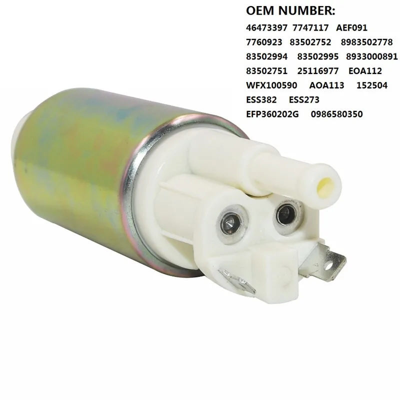 12В топливный насос для citroen fiat Ford Lancia Dedra peugeot 106 605 806 Clio Rover 100 200 400 0986580350 E10229 MSS138