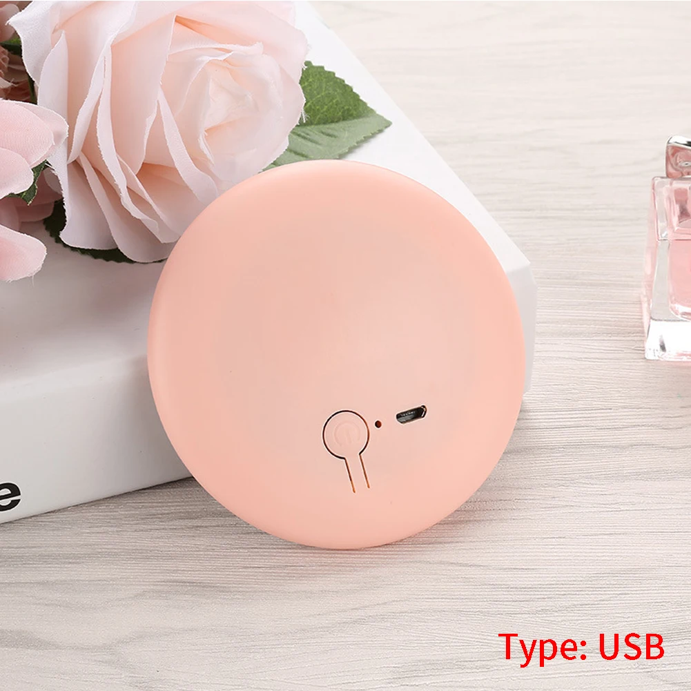 Pink USB Косметический инструмент, прочный увеличительный светильник для фотосъемки, ABS, мини, портативный, домашний, светодиодный, зеркало для макияжа, зарядка через usb, практичный, компактный - Цвет: Pink USB