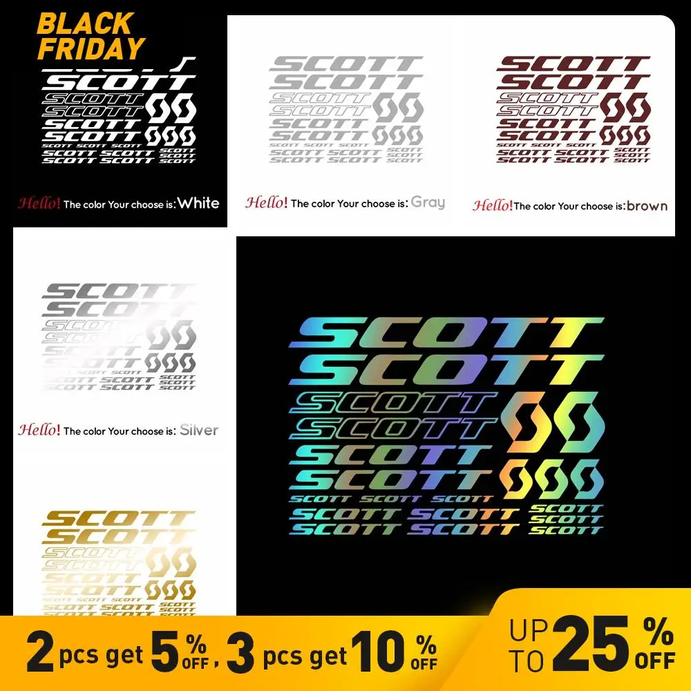 

Exclusive transparent transport membrane non-tear stickers for Scott bike frames, bike ride decorative DIY decals