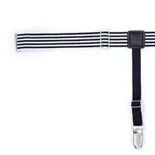 2 шт. Мужская рубашка ремень Нескользящие зажимы в полоску держать остается ноги бедра Подвязки подтяжки 40JF