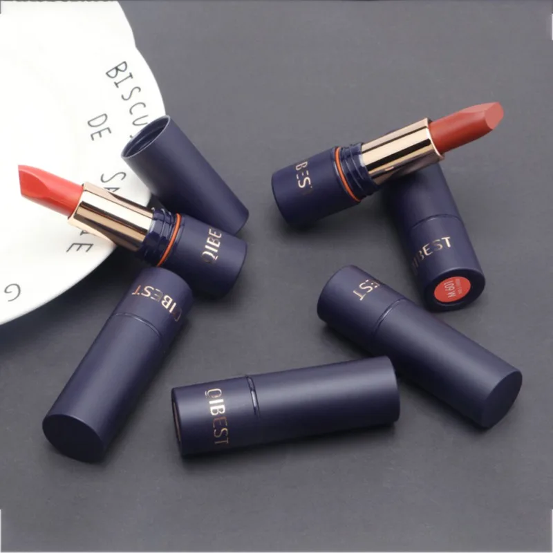 Natural Matte Lipstick Long-lasting Non-stick Cup Waterproof Easy To Color Velvet Lipstick Hot