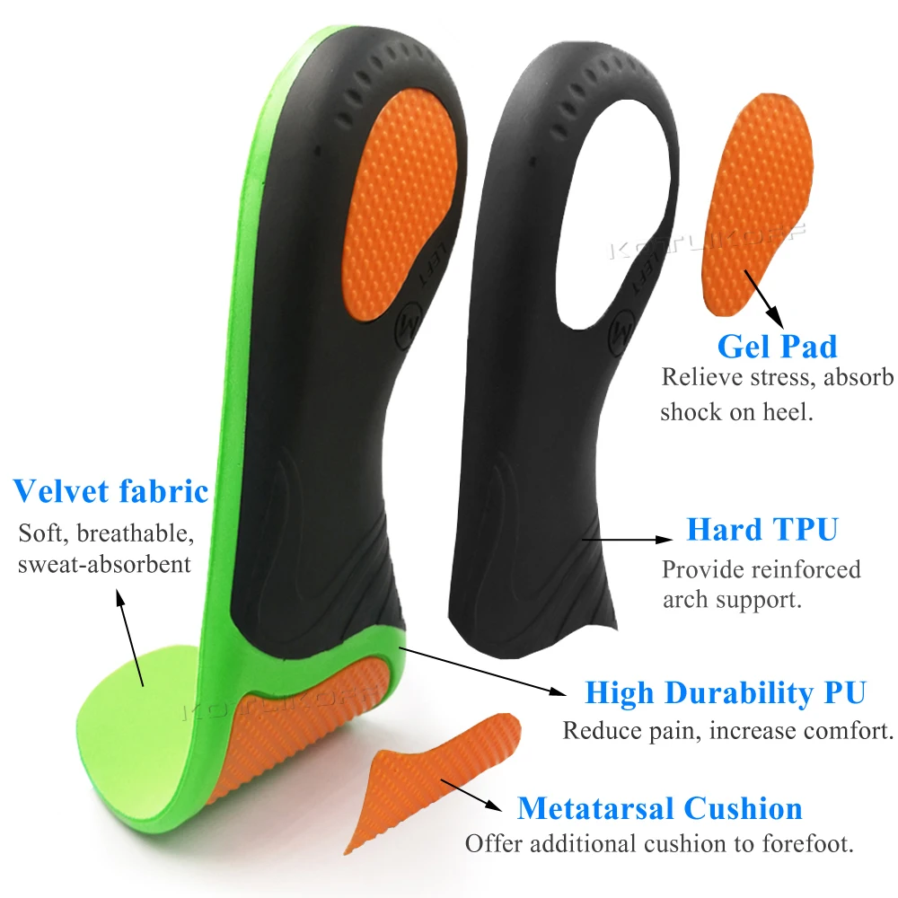 Kids Orthotics Insoles Flat Feet Shoes Sole Orthopedic O/X Type Legs Valgus/Varus Child  Arch Foot Pad Sports Shoes Inserts
