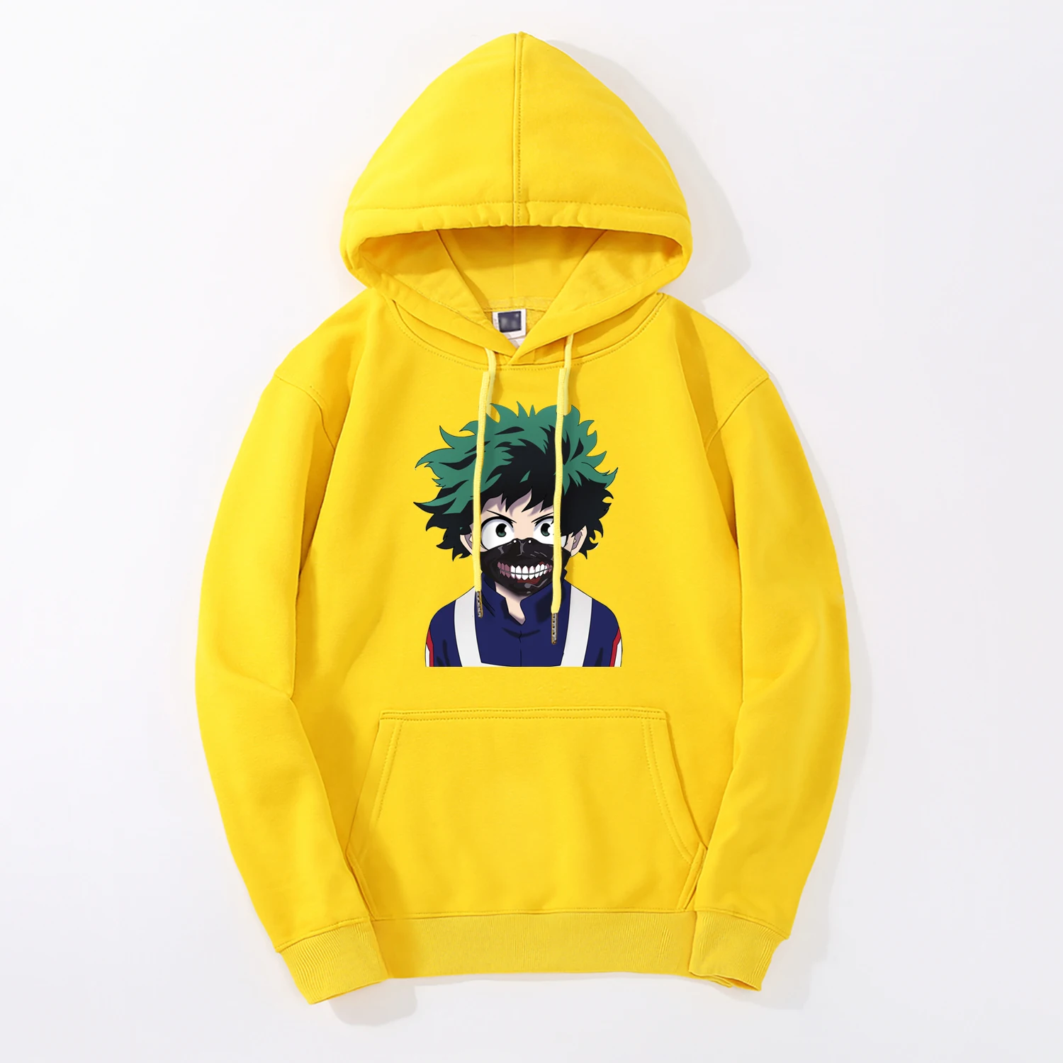 Новое поступление, зимняя мужская толстовка с принтом One For All Deku My Hero Academ Japan аниме, Мужская толстовка, повседневный флисовый мужской спортивный костюм