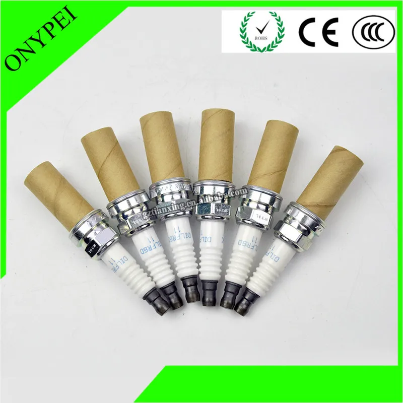 6x DILFR6D11 6176 двойная иридиевая Свеча зажигания для TOYOTA CAMRY Highlander REIZ prado CROWN LAND CRUISER GS350 DILFR6D-11 DILFR6D 11