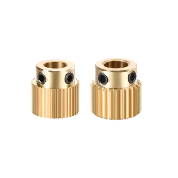 

uxcell M3 Brass Drive Gear Extruder Wheel 26 Teeth 40Teeth 5mm Bore
