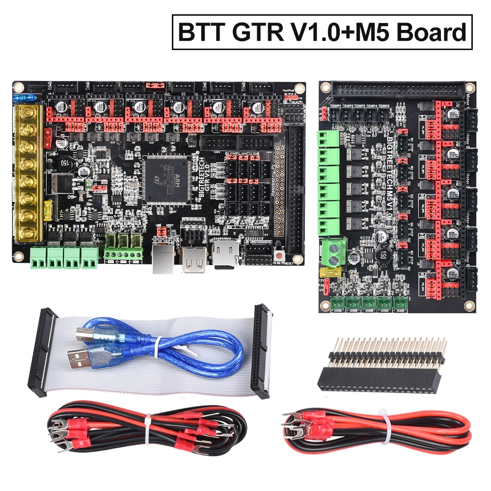 Плата управления BIGTREETECH GTR V1.0 32 бит + M5 расширения для 3D принтера TMC2208 TMC2209 BTT SKR PRO V1.4