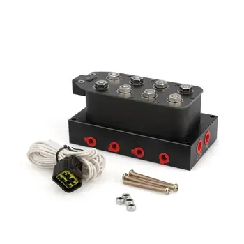 

Car Modification Universal Air Shock Absorber Distribution Valve Tool Solenoid Valve Manifold Air Suspension Shock Absorber
