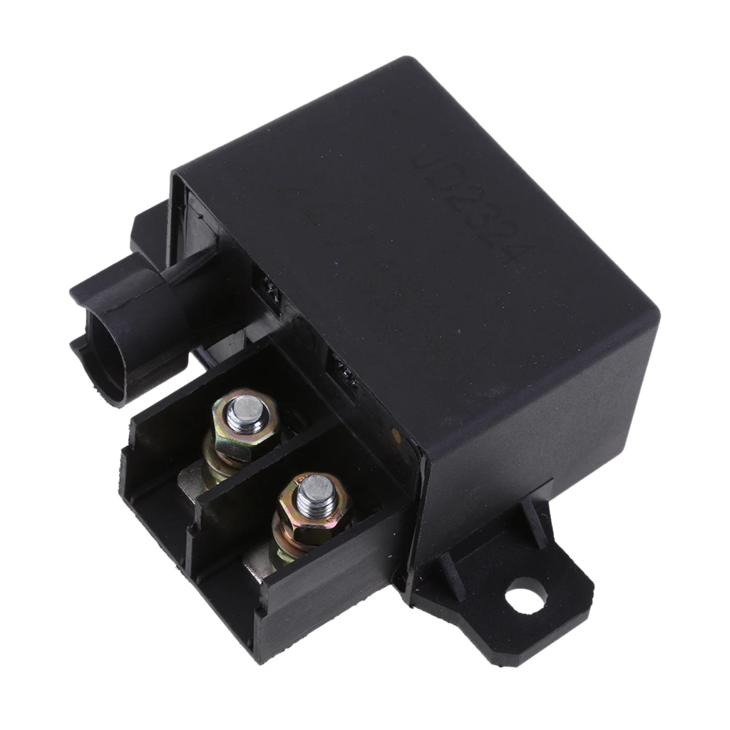 Car Automotive Relay Truck Relay DC 12Volt 130A SPDT Relay 1Pcs Black