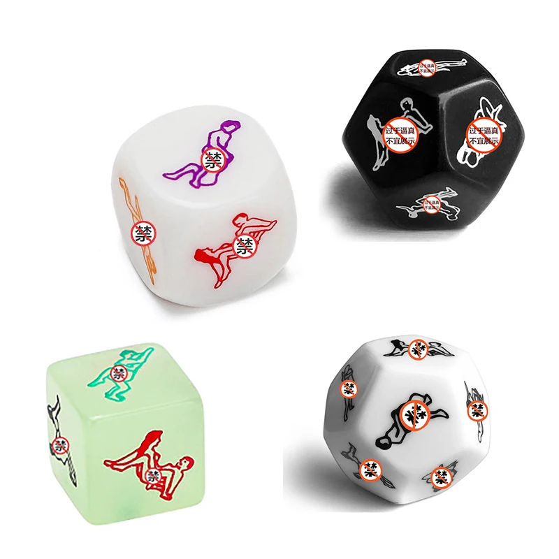 Sex Toys For Couples Adult Games Funny Sex Dice 12 Sides Romance Love Humour Gambling Erotic Craps Dice Bar Toy Couple Gift game dice dice set