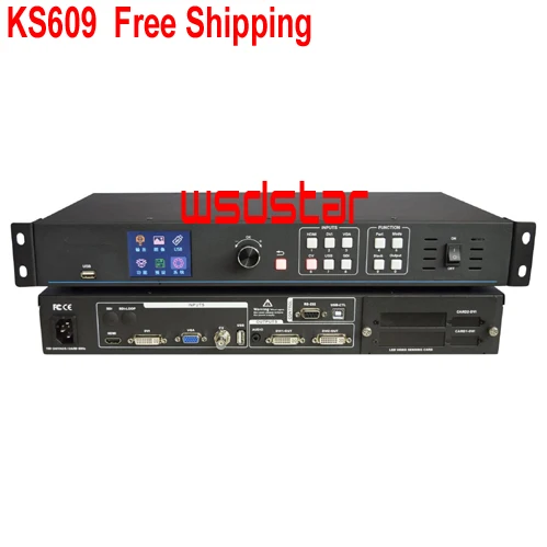 KS609 светодиодный видео процессор Вход USB/HDMI/DVI/VGA/CVBS 1920*1200 светодиодный экран в аренду видеопроцессор LVP605 Star VS1 Лидер продаж