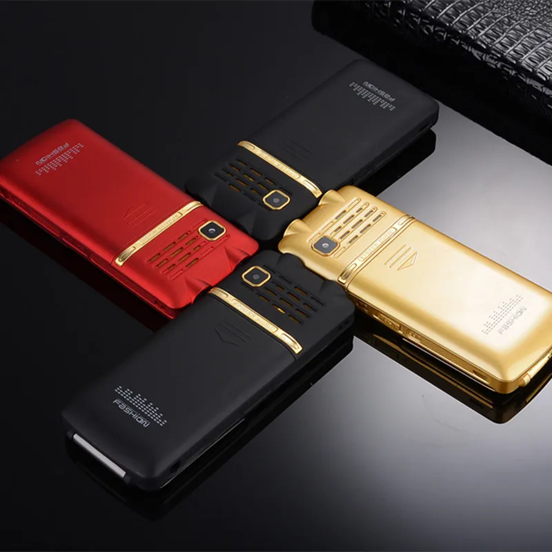 Original TKEXUN 8800i Flip Phone Dual Sim Camera