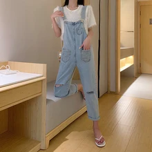 Не женская одежда эластичный пояс сплошной отверстие для бриллиантов комбинезоны сладкий стиль весна и осень высокая талия джинсы Новинка