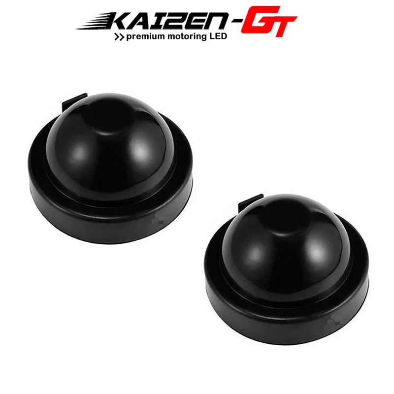 

Black Rubber Housing Seal Caps Extended Dust Cover Boot Cap For 2015-2017 Ford F150 LED Headlight, Aftermarket Headlamp Retrofit