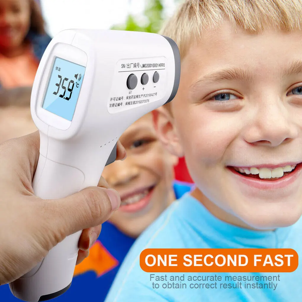 

Infants Adults Non-contact IR Infrared Thermometer Units Temperature Meter Measuring Tool
