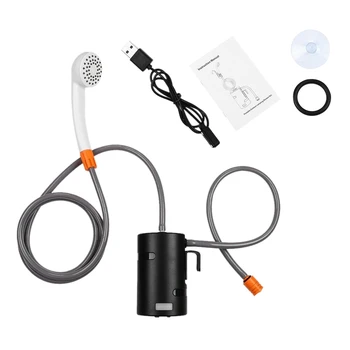 

USB Portable Outdoor Shower Waterproof Camping Shower Shower Pump for Car Family Hiking Backpacking Travel Beach Pet