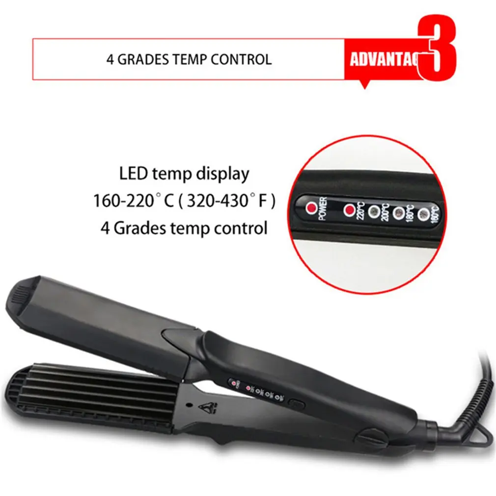 Multifunctional Corn Hair Straightener Splint Four In One Plate Straightening Plate Multifunctional Ceramic Perm 4