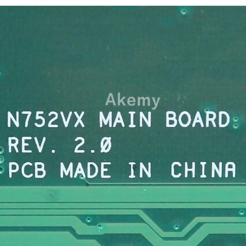 N752VX MB._0M / I7 6700HQ AS GTX950M 4G N16P GT A2 Материнская плата REV 2.0 для Asus N752V ноутбука DDR4 RAM 100%