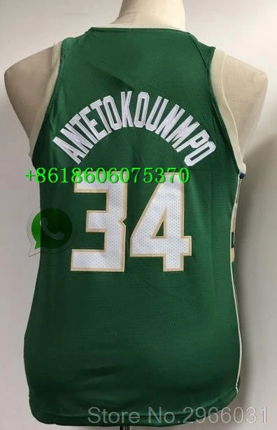 А+++ качественная одежда для детей#34 Giannis Antetokounmpo Джерси Милуоки