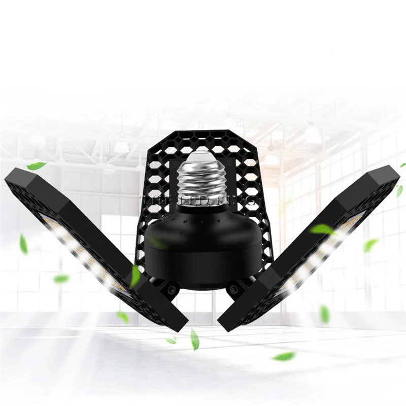 

E27 Светодиодная лампа 60 Вт 80 Вт 100 Вт LED + светильник ing высокой интенсивности деформируемая игрушка лампа Водонепроницаемый Mi band Smart LED лампы промышленные систему гаражного светильник