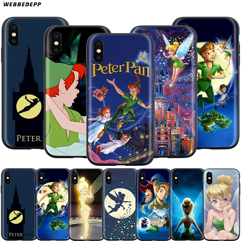 

Webbedepp Peter Pan Case for Apple iPhone 11 Pro XS Max XR X 8 7 6 6S Plus 5 5S SE