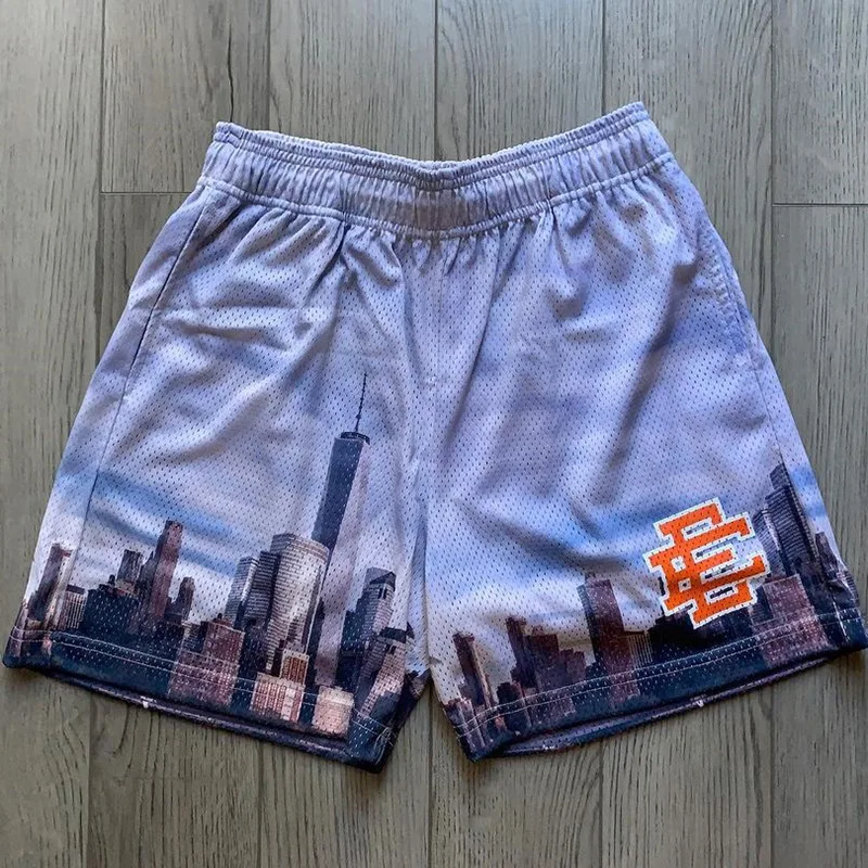 best casual shorts Eric Emanuel EE Basic Shorts NEW 2021 Man fitness sweatpants shorts men's summer gyms workout breathable Beach shorts Bottoms smart casual shorts