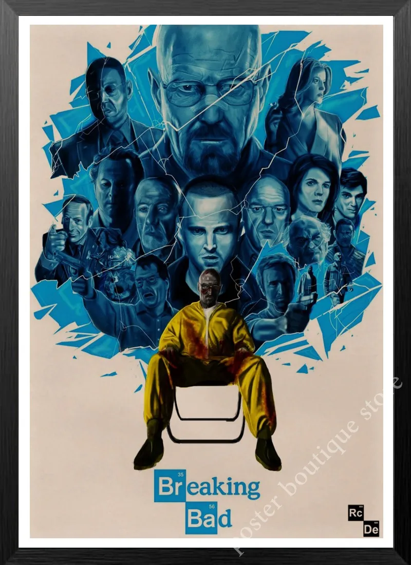 Нарушающий неправильный плакат, плакат Walter, Джесси Пинкман Постеры фильма оберточная бумага в винтажном стиле ретро наклейки на стену домашний декор - Цвет: 17