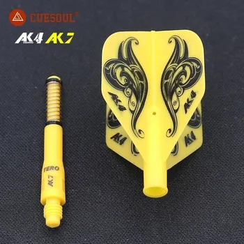 

CUESOUL Dart Flights Feather Leave With Dardos Shaft Set Standard Shape Durable Anti-fall For Professional Dartboard Games