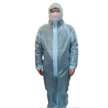 

Protective clothing Disposable elastic wristband boots and hoods protective clothing with caps ankle boots Neutral / adult