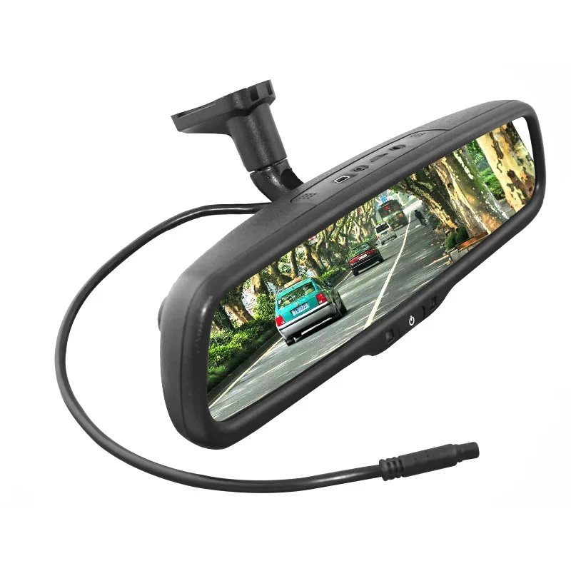 ANSHILONG Автомобильное зеркало заднего вида DVR с 4 3 дюймовым монитором + специальный