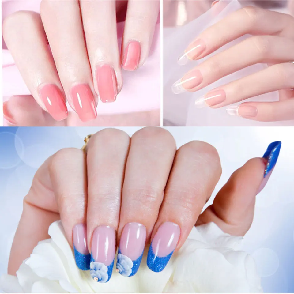 Beateal, поли Гель-лак 15 мл Quick строитель Polygel для наращивание ногтей clear/розовый/белый УФ; светодиоды; ногти лак искусство