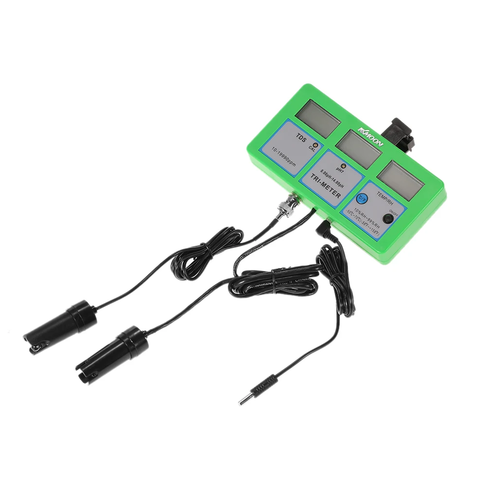 

KKmoon 4 in 1 pH Meter Multi-parameter Water Quality Tester Digita Water Quality Monitor RH / EC(TDS) / TEMP Multiparameter