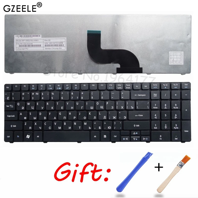 RU черная новая клавиатура для ноутбука ACER GATEWAY NV50 NV51B NV53 NV73A NV59C NV78 NE56 | Компьютеры и